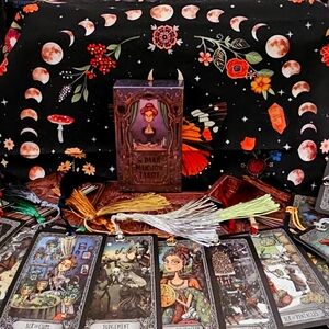 Intuitively chosen tarot card bookmark! Dark Mansion inspired